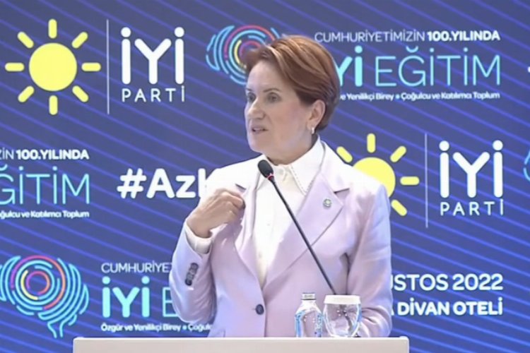 Akşener 'İYİ Eğitim'i anlattı... "Değişmedik hiç bir şey kalmadı"