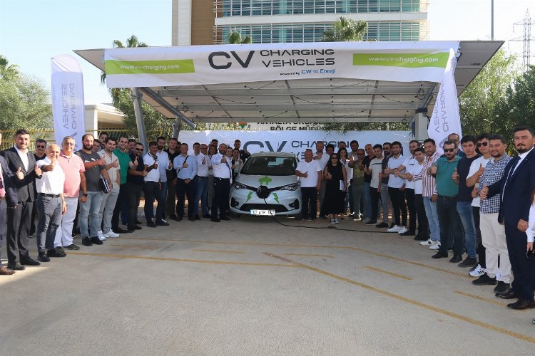 Şarj istasyonunda ilk diploma CV Charging Vehicles'den