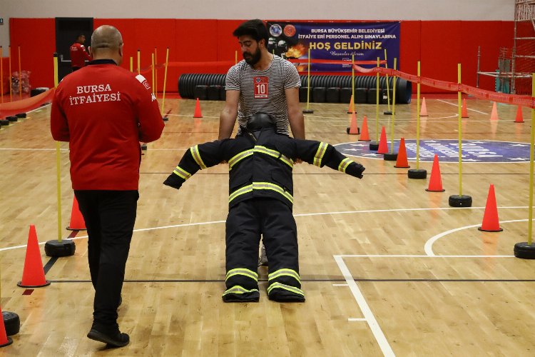 Bursa'da 'alev savaşçısı' olmak için ter döktüler