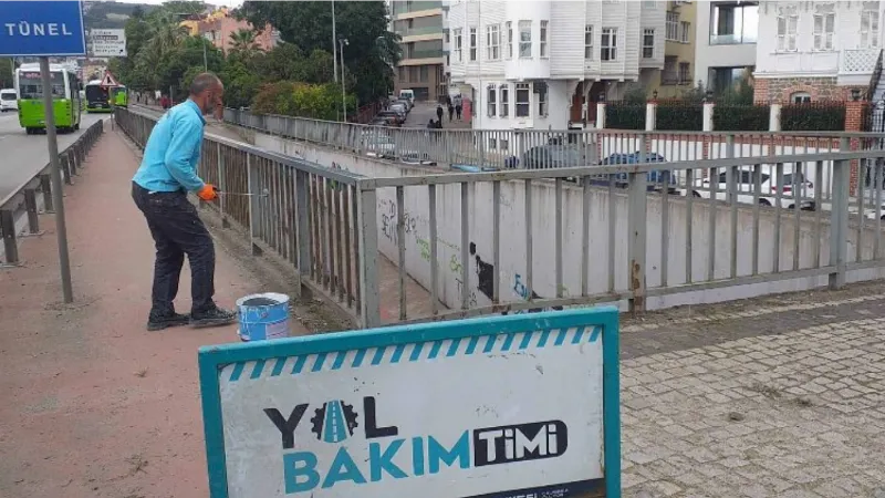 Kocaeli'de 'Yol Bakım Timi' iş başında