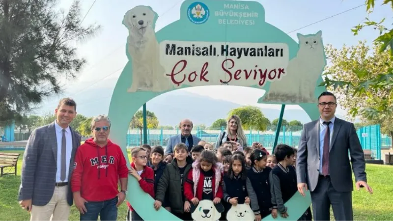 Manisalı miniklerden can dostlarına ziyaret