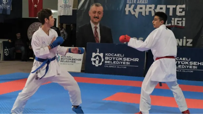 İller arası Karate Ligi Kocaeli’de nefes kesti