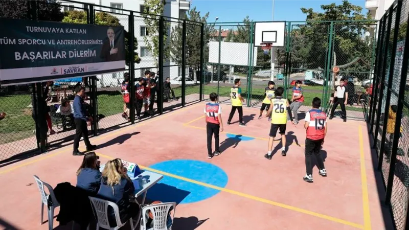 Nevşehir'de sokak basketbolu heyecanı başladı