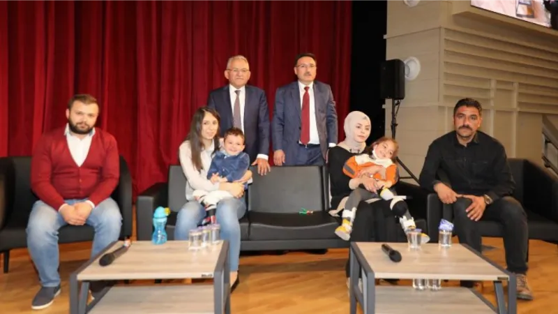 Kayseri protokolü Hasan ve Melih için buluştu