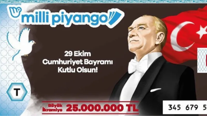 Milli Piyango'dan 29 Ekim ikramiyesi