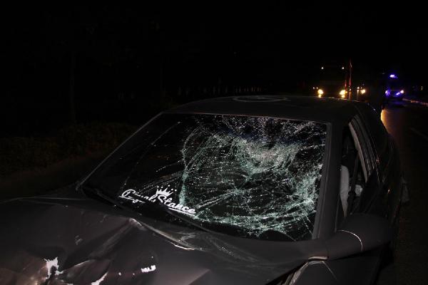 Otomobilin çarptığı elektrikli bisikletteki anne-oğul hayatını kaybetti