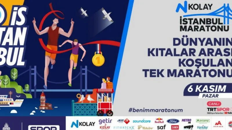 ‘N Kolay İstanbul Maratonu’ başlıyor