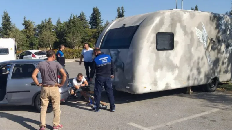 İnciraltı Kent Ormanı’ndaki karavanlar kaldırıldı