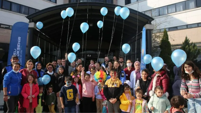 Kocaeli'den umudun balonları gökyüzünde