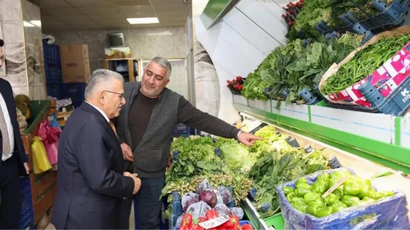 Kayseri'de kadın kooperatiflerine Büyükkılıç'tan ziyaret