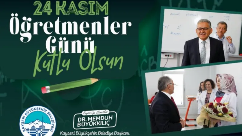 Memduh Büyükkılıç'tan 24 Kasım mesajı