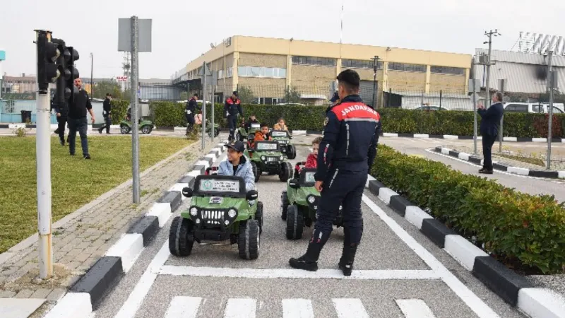 Manisa'da trafik eğitim parkı konuklarını ağırlıyor