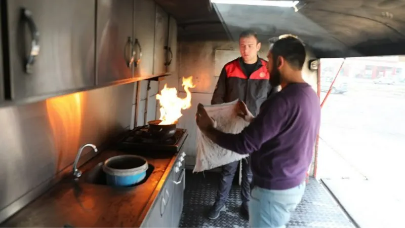 KASKİ’de yangın tatbikatı