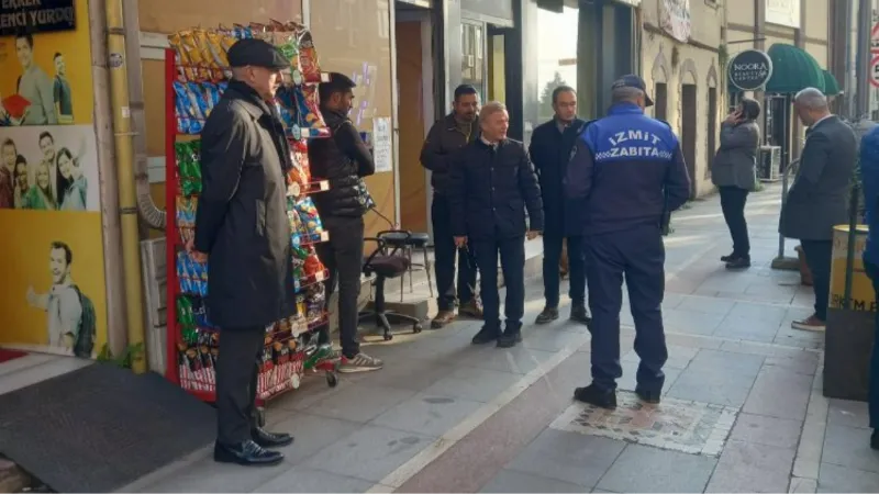 İzmit Belediyesi haksız rekabete karşı esnafla kol kola