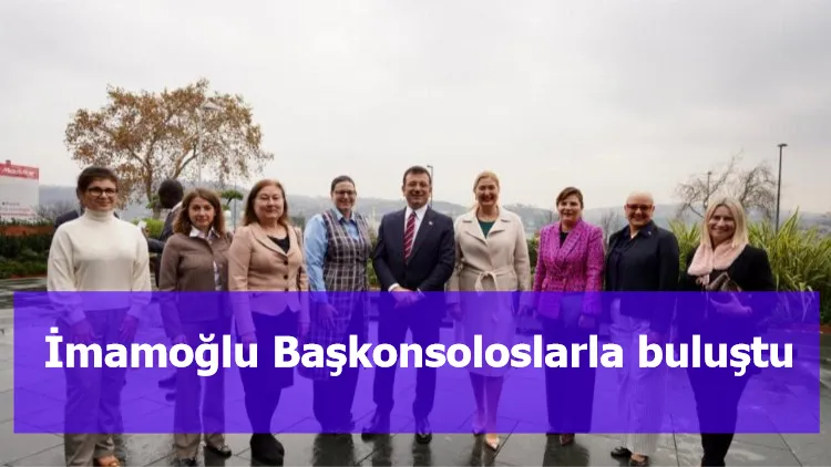 İmamoğlu Başkonsoloslarla buluştu