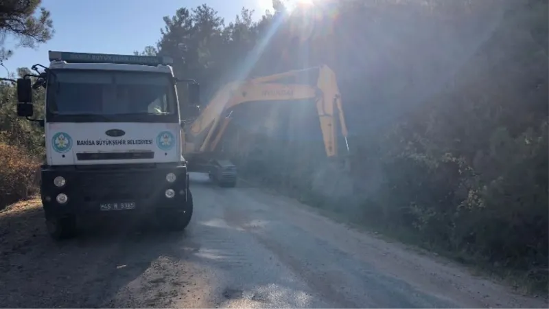 Manisa'da Ahmetli-Turgutlu arasında hummalı çalışma