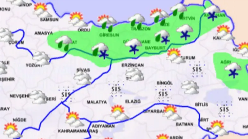 4 ile kar uyarısı! Türkiye'de bugün hava durumu nasıl olacak?