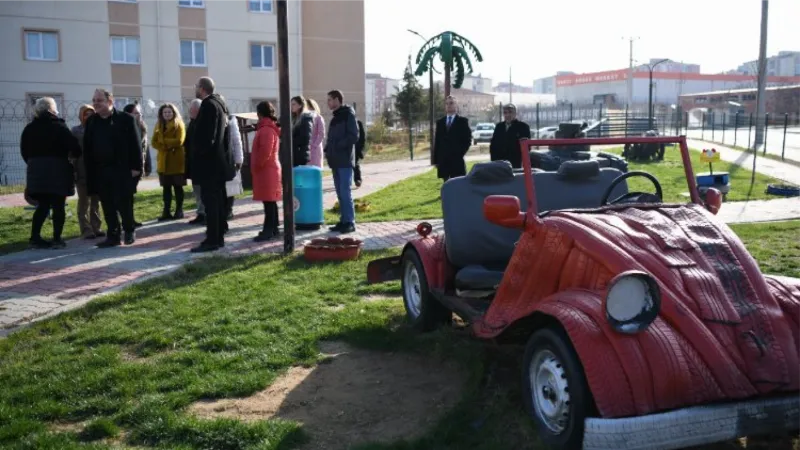 AB projesinin kapanışı için Edirne'ye gelen Bulgaristan heyeti parklarla büyülendi