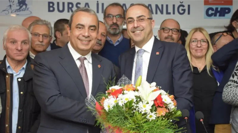 CHP Bursa İl Başkanlığı'nda devir teslim