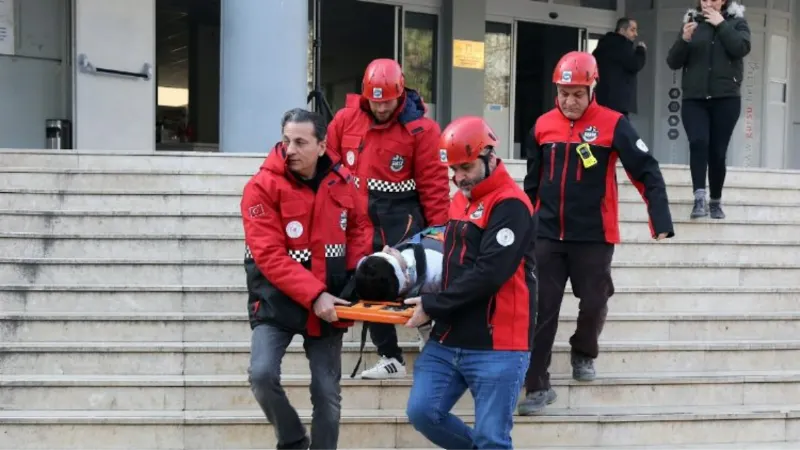 Bursa Gürsu'da gerçeği aratmayan tatbikat