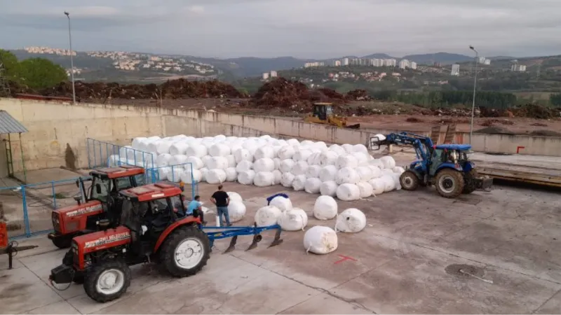 İzmit Belediyesi, ürettiği silajları üreticilere ücretsiz dağıtacak