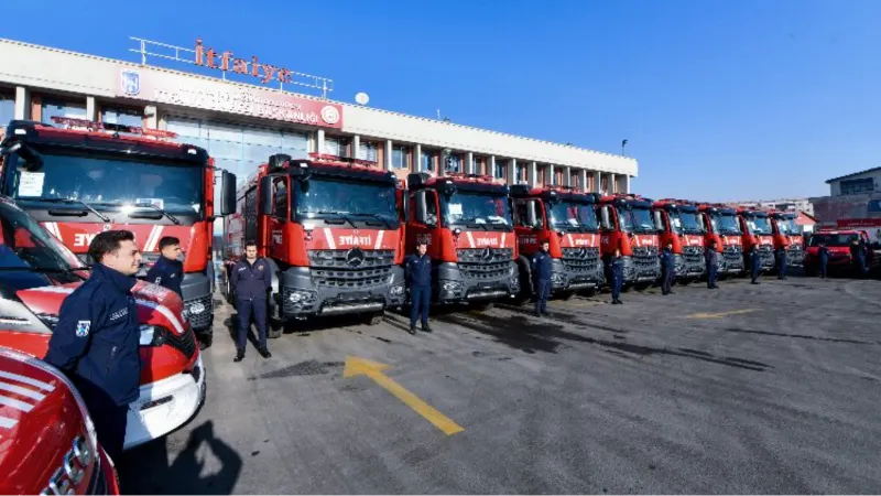 Ankara İtfaiyesi araç filosunu güçlendiriyor