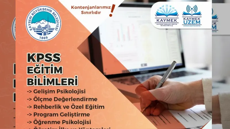 KAYMEK'ten kurs kayıtları sürüyor