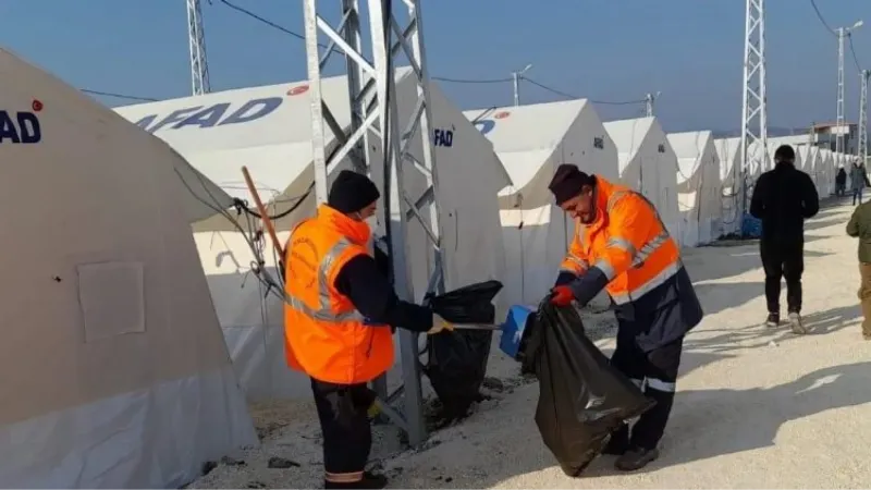 Gebze ekipleri Defne'de çalışmalarını sürdürüyor