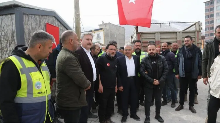 Kayseri protokolünden Konteyner Çarşı denetimi