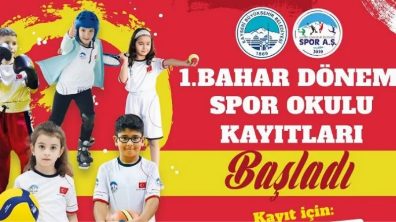 Kayseri Büyükşehir Belediyespor bahar kayıtlarına başladı