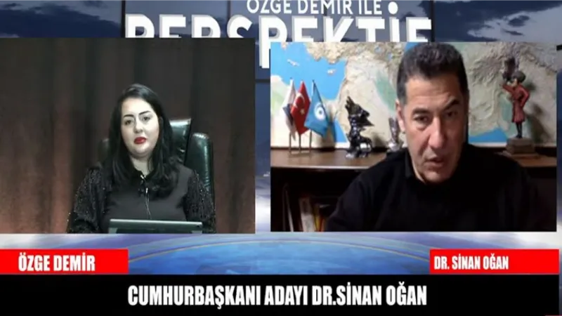 Bağımsız Cumhurbaşkanı adayı Dr. Sinan Oğan ortak canlı yayında