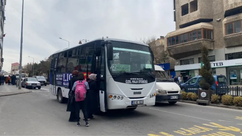 Nevşehir'de halk otobüs seferlerine düzenleme