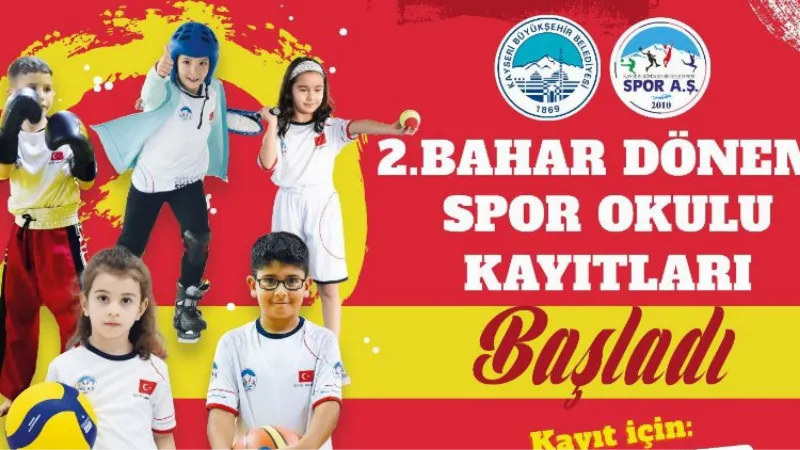 Kayseri Büyükşehir'de spor okulları başlıyor