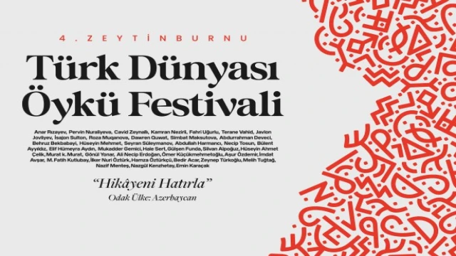 4. Zeytinburnu Türk Dünyası Öykü Festivali başlıyor