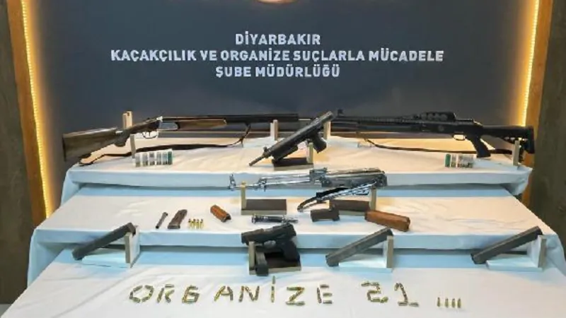 Diyarbakır’da silah kaçakçılığı operasyonunda 1 tutuklama