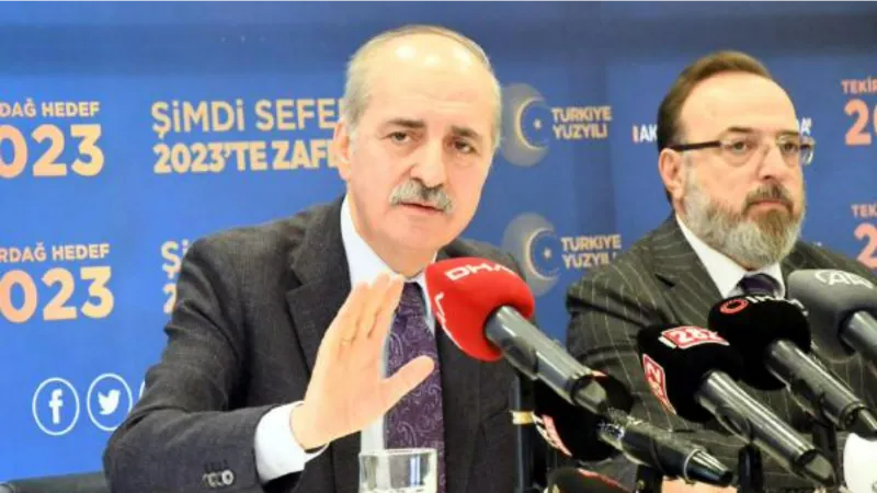 Kurtulmuş: Darbelere açık bir siyasi döneme dönmeye yönelik bir teklifi önümüze koyuyorlar