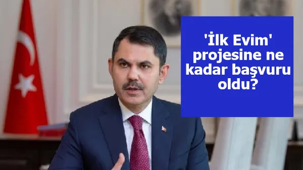 'İlk Evim' projesine ne kadar başvuru oldu?