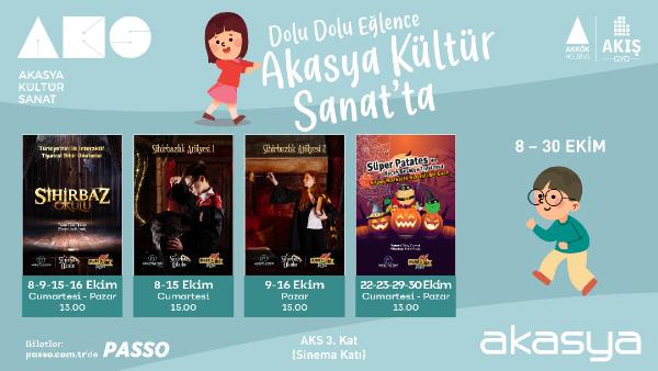 Akasya Kültür Sanat’ta ekim ayı etkinlikleri 