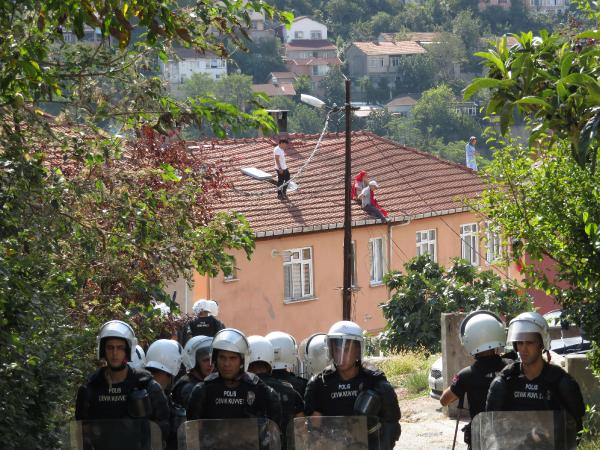 Beykoz Tokatköy'de yine yıkım gerginliği 