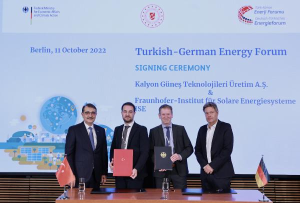 Kalyon Energy and Fraunhofer Institute collaborated on solar energy technologies