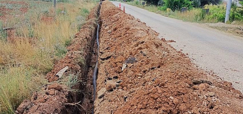 Elmalı'da alt yapı çalışmaları sürüyor