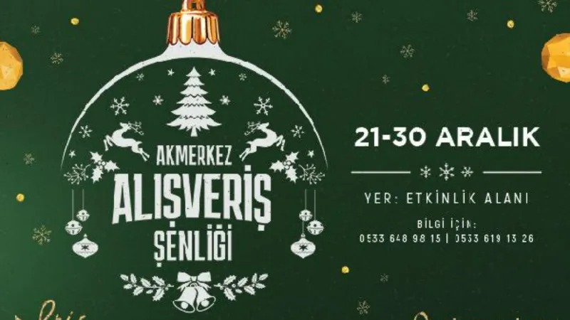 Akmerkez'de yılbaşı için 'alışveriş şenliği'