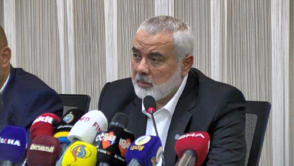 Hamas lideri Haniye: Hapishanedeki esirlerin mücadelesi bütün Filistinlilerin mücadelesidir