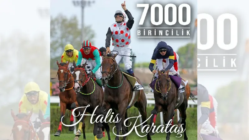 Halis Karataş 7 bininci yarışını kazandı