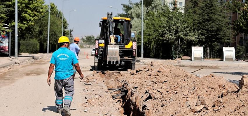 Nevşehir  2000 Evler Toki’de İçme Suyu Hattı Yenileniyor