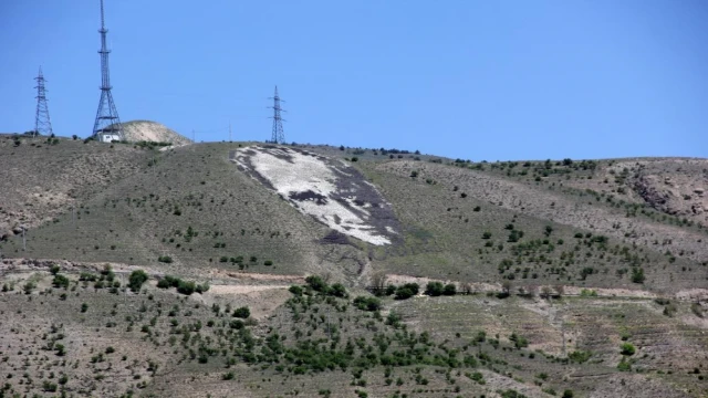 600 ton taşla yapılan Atatürk portresi uzaydan görülebiliyor