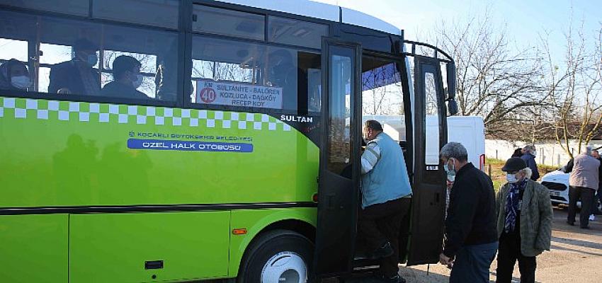 Kırsalda toplu ulaşım hattı 85'e ulaştı