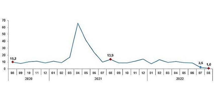 Sanayi üretimi yıllık yüzde 1,0 arttı