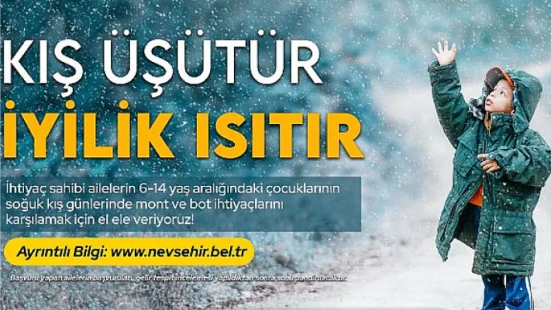 Nevşehir Belediyesi’nden Yürekleri Isıtacak Kampanya