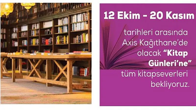 Axis Kağıthane Kitap Günlerine Yoğun İlgi